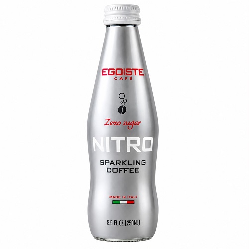 Egoiste Nitro Zero Sugar, кофейный газированный напиток, стекло, 250 мл Egoiste Nitro Zero Sugar, кофейный газированный напиток, стекло, 250 мл